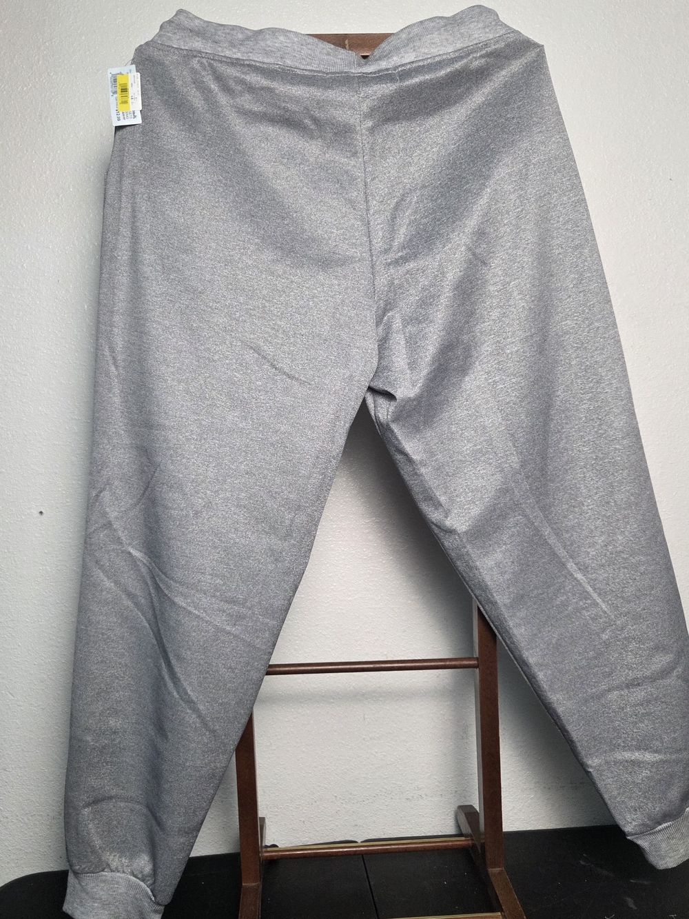 Womens Grey Jogger Sweatpants with Colorful Side Print - Picture 3 of 3